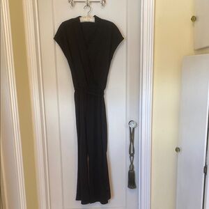 H by Halston Black V-neck Jumpsuit-NWOT